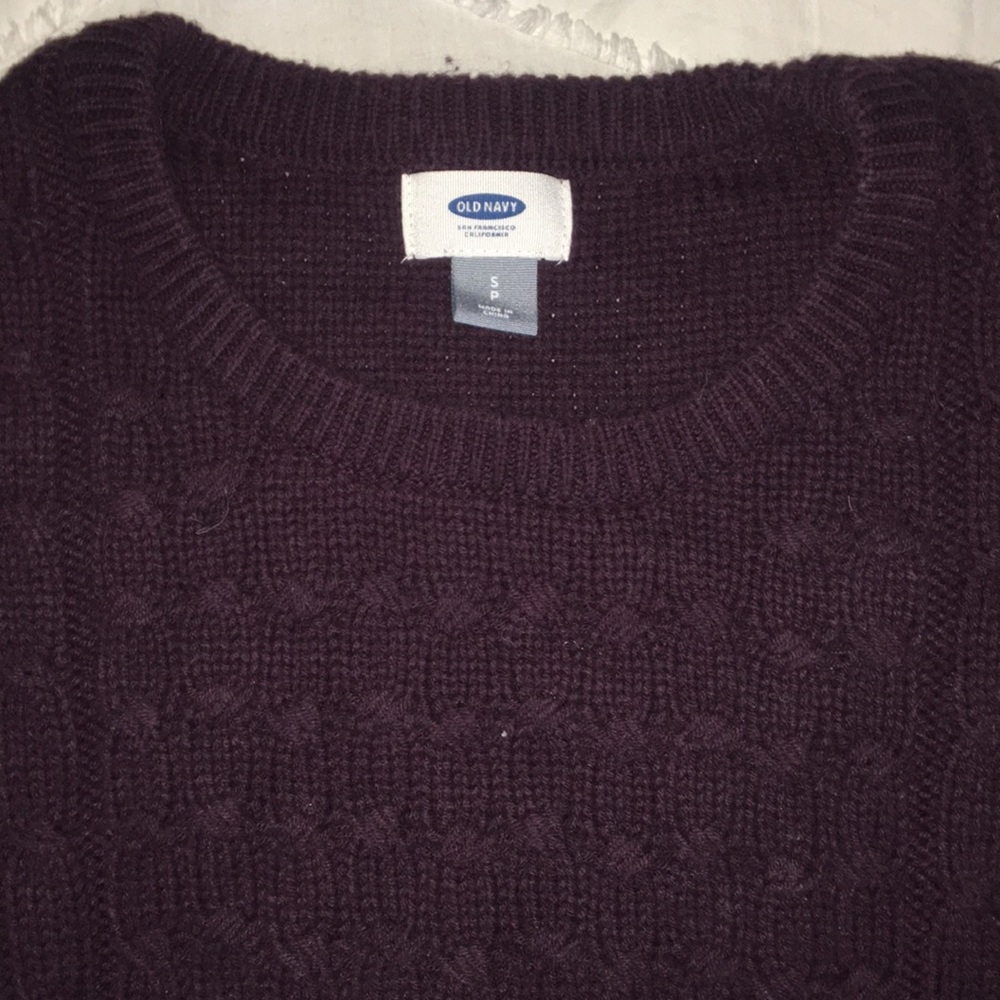 Cozy dark purple sweater!